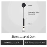 Minimalist Creative Luxury Bedroom Bedside Wall Lamp With Spotlight Type B / Warm Light 3000K Wall