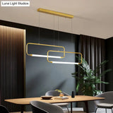 Minimalist Geometric Led Dining Room Pendant Light