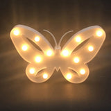 Minimalist Geometric Led Wall Night Light - Battery Operated Nightstand Lamp White