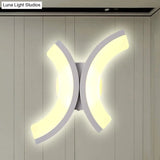 Minimalist Geometric Led Wall Sconce Warm/White Light
