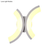 Minimalist Geometric Led Wall Sconce Warm/White Light