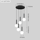 Minimalist Globe Pendant Light For Modern Living Rooms