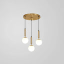 Minimalist Globe Pendant Light For Modern Living Rooms 3 / Brass
