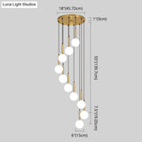 Minimalist Globe Pendant Light For Modern Living Rooms