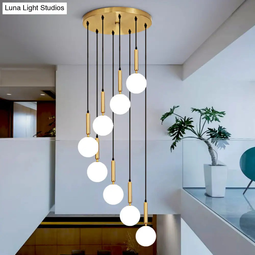 Minimalist Globe Pendant Light For Modern Living Rooms