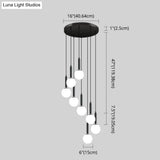 Minimalist Globe Pendant Light For Modern Living Rooms