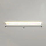 Minimalist Gold Led Ceiling Light For Bedroom - Acrylic Flush Mount Fixture / 47’ Remote Control