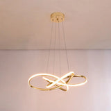 Gold Plated Pendant Chandelier: Minimalistic Metal Led Suspension Light For Restaurants