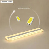 Minimalist Led Acrylic Linear Flush Mount Ceiling Light - White