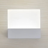Minimalist Led Acrylic Slab Sconce Light - Warm/White Wall Lighting Solution White /