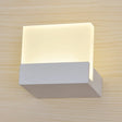 Minimalist Led Acrylic Slab Sconce Light - Warm/White Wall Lighting Solution White / Warm