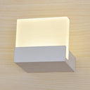Minimalist Led Acrylic Slab Sconce Light - Warm/White Wall Lighting Solution White / Warm