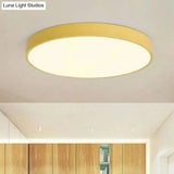 Minimalist Led Flush Mount Ceiling Light Fixture With Acrylic Chandelier Accent For Bedroom