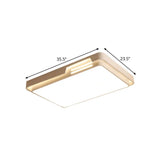 Minimalist Led Flush Mount Lamp With White/Warm Light And Sleek Metal Design