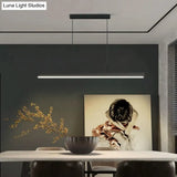 Minimalist Led Long Bar Pendant Light for Dining Room Kitchen pendant Light