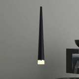 Minimalist Led Tapered Ceiling Light In White/Black With 3 Color Options Black / Warm