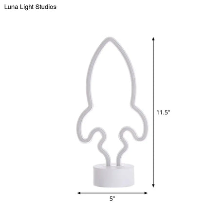 Minimalist White Led Wall Night Lamp For Babys Room
