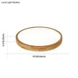 Minimalist Wooden Led Ceiling Mount Fixture
