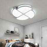 Minimalistic Acrylic Ceiling Light Fixture With Windmill Shade For Balcony - Flush Mount Fixtures