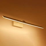 Minimalistic Led Mirror Light: Bar Shaped Acrylic Vanity Wall Fixture