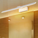 Minimalistic Led Mirror Light: Bar Shaped Acrylic Vanity Wall Fixture White / 16.5 Warm