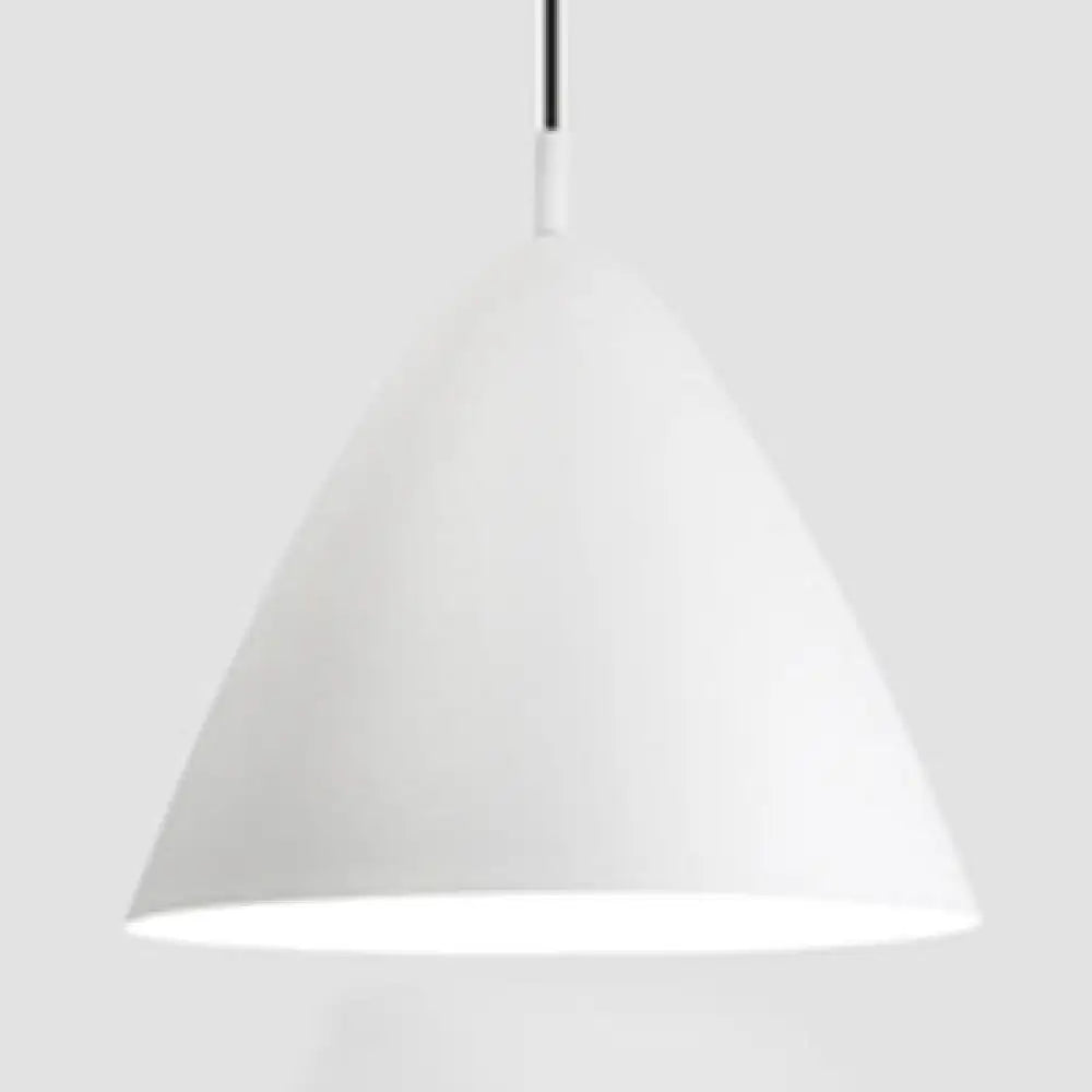 Minimalistic Pyramid Hanging Light In Monochrome Tones - Ideal For Study Room Décor’ Or