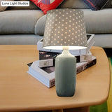Modern 1-Head Bedroom Night Table Light With Tapered Fabric Shade Vibrant Pink/Blue/Green Finish