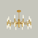 Modern 20-Light Acrylic Ceiling Lamp For Dining Room Or Kitchen Island Gold / 27