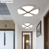 Modern Acrylic Bedroom Ceiling Light Fixture 3/4/5 Heads In White With 3 Color Options
