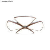 Modern Acrylic Bedroom Ceiling Light Fixture 3/4/5 Heads In White With 3 Color Options
