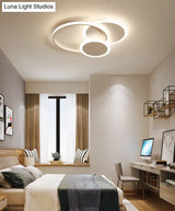 Modern Acrylic Circle Flush Mount Ceiling Light For Bedroom