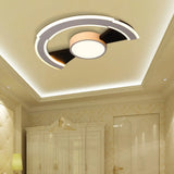 Modern Acrylic Flush Mount Ceiling Lights - Traverse Lighting Fixture (16’ / 19.5’ 23.5’) In