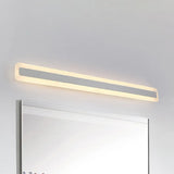Modern Acrylic Led Bathroom Vanity Lighting Fixture In Warm/White Light 16/19.5/23.5 Wide White / 16