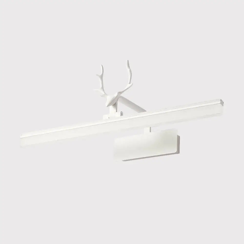 Modern Acrylic Led Wall Lamp With Antler Design In Warm/White Light