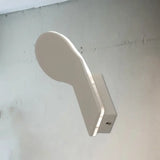 Modern Aluminum Bend Wall Sconce With Led & White Finish - Choose From 3 Light Settings