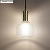 Modern Amber/Clear Glass Dome Pendant Light With 1 Bulb - Stylish Living Room Lighting Fixture