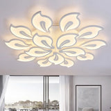 Modern Bauhinia Leaf Flush Light: Acrylic Led Ceiling Lamp For Living Room. Available In 3/5/9 -