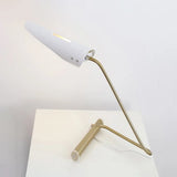 Modern Bird-Like Standing Lamp With Metal Shade - Contemporary 1 Bulb Table For Living Room White
