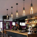 Modern Black Jug-Shaped Pendant Ceiling Light - Clear Glass 1-Light Hanging Lamp For Coffee Shops