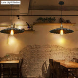 Modern Black Scalloped Metal Pendant Lamp - Hanging Ceiling Light For Warehouse And Dining Room