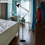 Modern Black/Silver Metallic Dome Shade Floor Lamp For Living Room With 1 Head