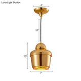 Modern Black/White/Chrome Jar Pendant Ceiling Light - Stylish Iron Hanging