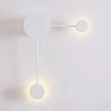 Modern Black/White Sputnik Led Wall Sconce Light Fixture With Acrylic Lamp Shades - 2/3/6 Lights In