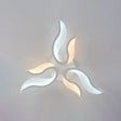 Modern Blossoming Led Flush Mount Light: 3/6/9 - Light Acrylic Ceiling Fixture - Warm/White/Natural