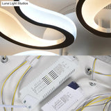 Modern Blossoming Led Flush Mount Light: 3/6/9 - Light Acrylic Ceiling Fixture - Warm/White/Natural