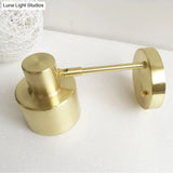 Modern Brass Grenade Shade Wall Sconce - Head Corridor Light