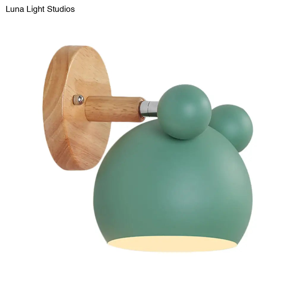 Modern Cartoon Animal Sconce Wall Light For Child Bedroom - Metal Lamp