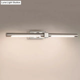 Modern Chrome Led Vanity Light Fixture For Wall Mount - Perfect Bathrooms