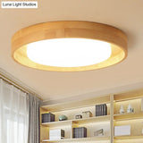 Modern Circle Semi Flush Mount Light Fixture - Stylish Acrylic Ceiling For Bedrooms