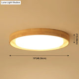 Modern Circle Semi Flush Mount Light Fixture - Stylish Acrylic Ceiling For Bedrooms